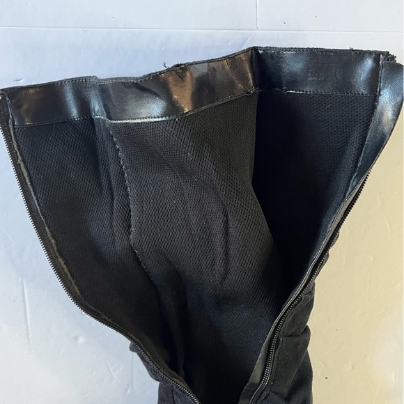 Women’s Black Slouchy Heeled Boots | Approx. Size 9-10 - Picture 15 of 16